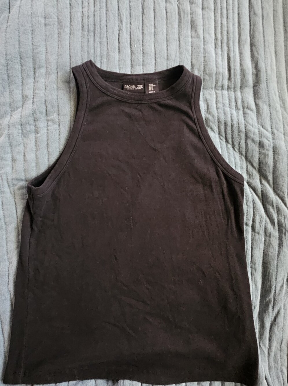 Rachel Zoe Womens Black Tank